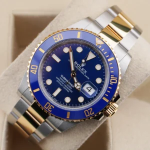 Rolex Oyster Perpetual Date Submariner 41 mm – Oystersteel & Yellow Gold (Rolesor) – Blue Dial – Blue Cerachrom Bezel 126613LB