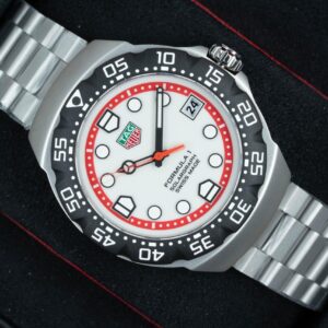 TAG Heuer Formula 1 Calibre 5 – 41 mm – White Dial – Stainless Steel Bracelet – Ref. WAZ2114.BA0875